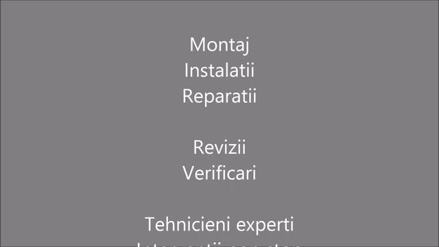 Reparatii Centrale Termice de Dietrich Iasi - 0732 849 994 смотреть онлайн