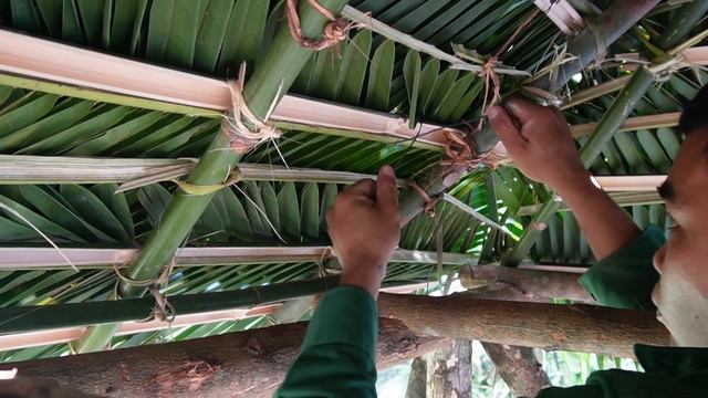 FULL VIDEO: How To Build Bamboo House on the Waterfall, Make a Stone Grill - Survival Alone смотреть онлайн