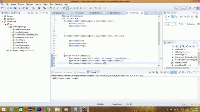 how to write over load contractor in java смотреть онлайн