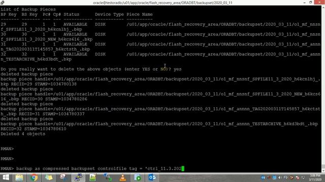 oracle 11g rman backup compressed смотреть онлайн