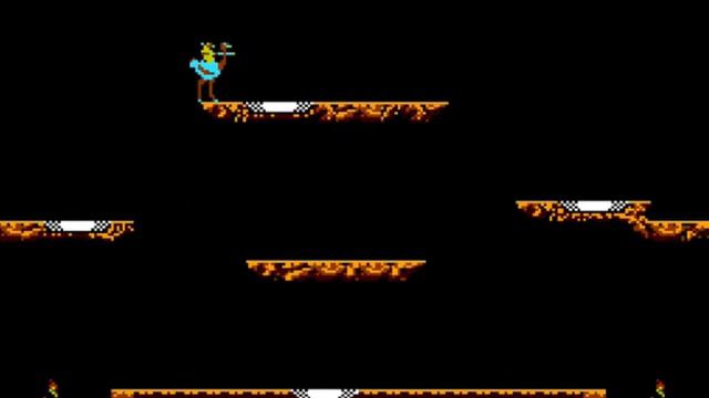 Joust (HAL, 1988) - NES Gameplay HD смотреть онлайн