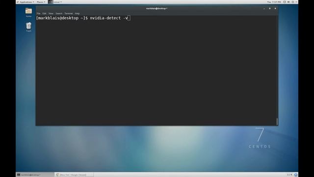 CentOS 7 - Terminal - Installing Nvidia GPU Driver with Nvidia Detect смотреть онлайн