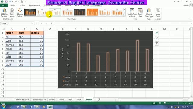 19 - Lecture chart | Excel in pushto смотреть онлайн