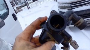 Замена термостата  Citroen Jumper Евро 5 2.2 HDI 130 Puma C 2012г после двух лет эксплуатации