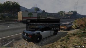 Как производится остановка автомобиля в GTA 5! (LSPDFR МОД)