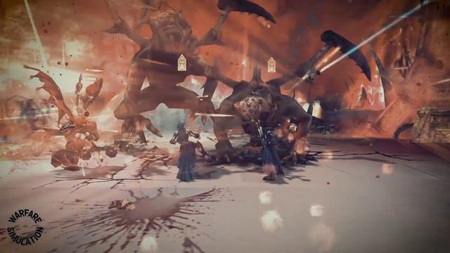 Witch Hunters vs Chaos Daemons Warhammer 40K DoW: Soulstorm Unification Mod, Cinematic смотреть онлайн
