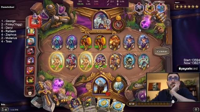 Galewing Menagerie in TOP 50 EU | Rdu Hearthstone Battlegrounds смотреть онлайн