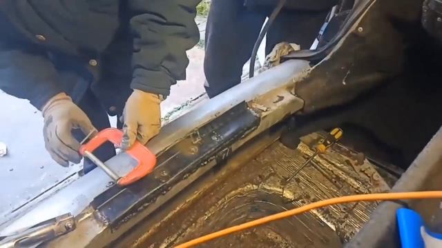 Ремонт задней части багажника ВАЗ 2112/ Сварка смотреть онлайн