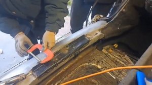 Ремонт задней части багажника ВАЗ 2112/ Сварка