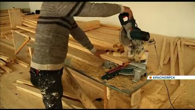 На острове Отдыха в Красноярске достраивают новый зал единоборств смотреть онлайн