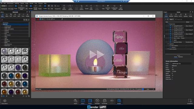 KeyShot Render Farm with RTX 3090 | iRender Cloud Rendering смотреть онлайн