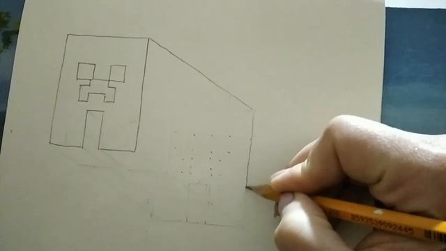 Как нарисовать 3D букву Minecraft. How to draw a letter Minecraft смотреть онлайн