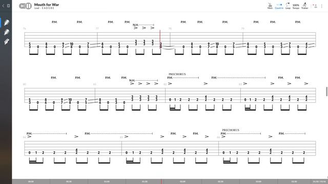 Pantera - Mouth Of War (LEAD GUITAR TAB PLAY ALONG) смотреть онлайн