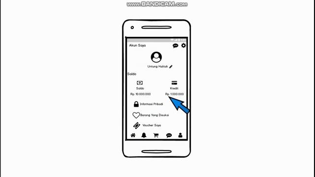 Aplikasi interface ecommerce menggunakan "Balsamiq" смотреть онлайн