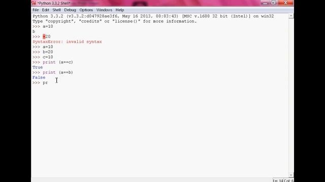 #17 comparison operators in python for hindi tutorial смотреть онлайн