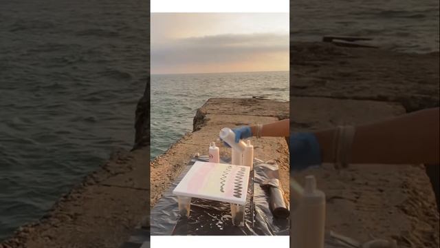 Sunset Fluid Art смотреть онлайн