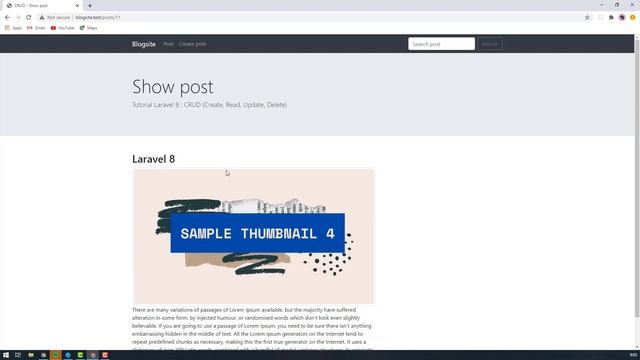 Demonstrasi Program CRUD Menggunakan Laravel 8 | Part 0 смотреть онлайн
