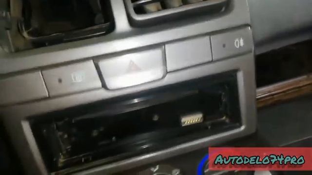 Хундай Акцент. Замена ламп подсветки переключателей печки. смотреть онлайн