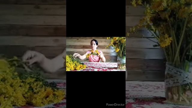 Кружок Рукоделие. М.К. Венок из полевых цветов. смотреть онлайн