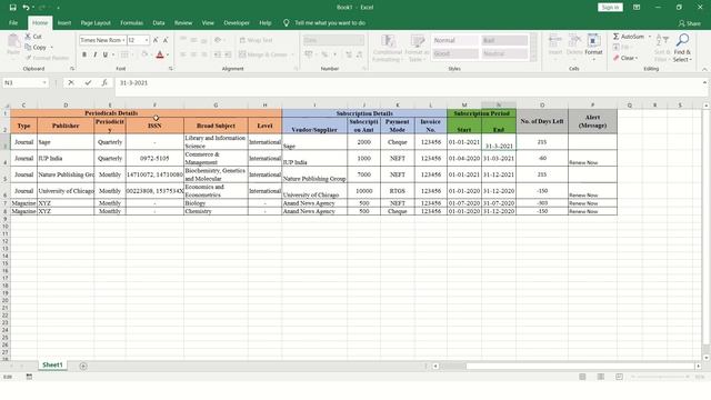 Create a Library Periodicals Tracker in MS-Excel | Serials Control | Subscription Management смотреть онлайн