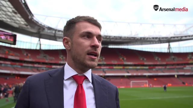 Aaron Ramsey's emotional final Arsenal interview смотреть онлайн