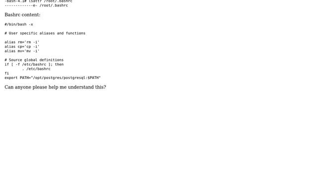 SSH to a remote linux machine shows -bash: /root/.bashrc: Permission denied warning смотреть онлайн