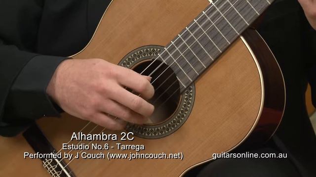 Alhambra Guitar, Model 2C - Estudio No 6-Performed by John Couch смотреть онлайн