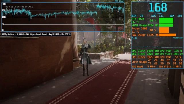 Atomic Heart - RTX 3070 - Ryzen 5 3600 - Benchmark - 1080p смотреть онлайн