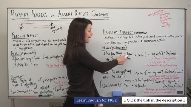 Present Perfect Tense: Simple or Continuous? - Basic English Grammar смотреть онлайн