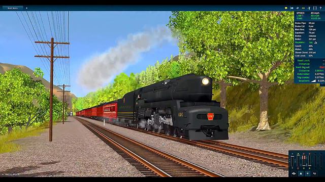 [Trainz Race] - PRR T1 Vs. N&W Class J and more! смотреть онлайн