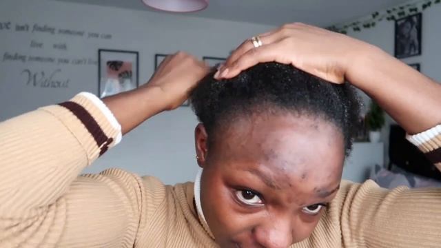 TEXTURIZING MY SHORT NATURAL 4C HAIR USING S CURL TEXTURIZER 3RD TIME. смотреть онлайн