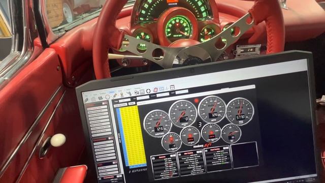 Beautiful 1962 Corvette with a 6.2L LS3 Engine on our Mainline Dyno Pro Touring Restomod Vette 436H смотреть онлайн