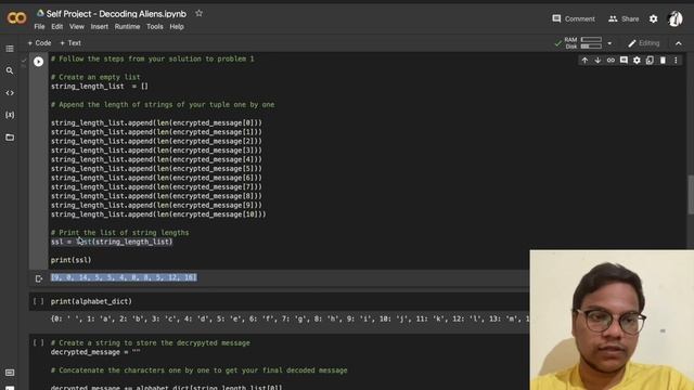 Solving AlmaBetter's Python for Data science Self Project 1| Decoding Aliens смотреть онлайн