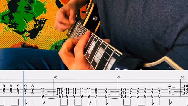 Sum 41- All Messed Up Cover (Guitar Tabs On Screen) смотреть онлайн