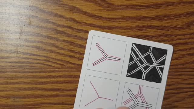 Зентангл / танглы
Рисуем пошагово тангл: Windfarm