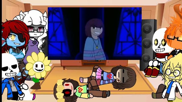 Undertale Reacts to Chara Stronger than you смотреть онлайн
