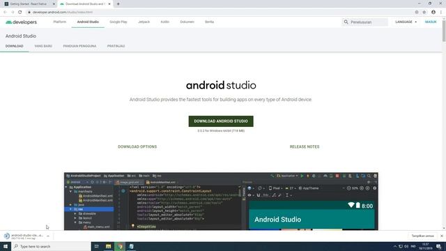 Tutorial Cara Menginstall React Native di Windows 10 смотреть онлайн