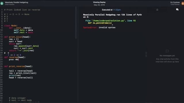 Reverse a Linked List (Python) смотреть онлайн