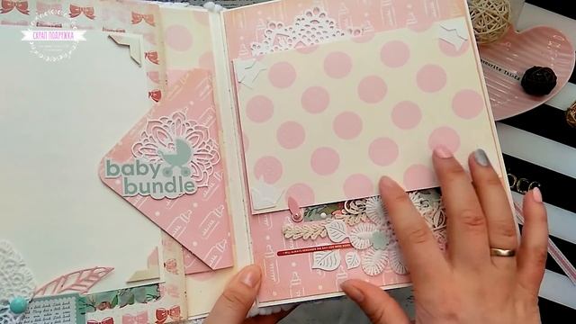 Анонс МК/Обзор фотоальбома "Наш ангел" \скрапбукинг смотреть онлайн