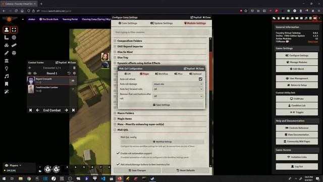 Foundry VTT - Our Midi QOL settings смотреть онлайн