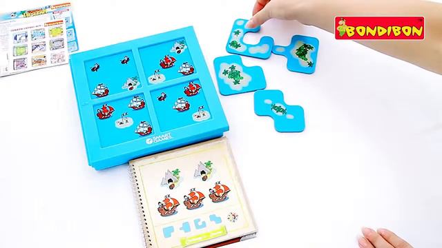 Логическая игра BONDIBON Smart Games Пираты Прятки смотреть онлайн