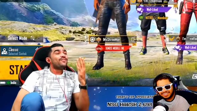 MOST Funny BGMI Pro Player Conqueror Shreeman Legend live BEST Moments in PUBG Mobile смотреть онлайн