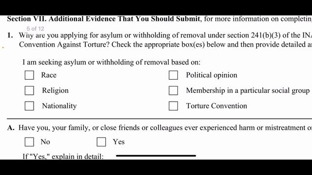 Политическое убежище США. Самостоятельная подача