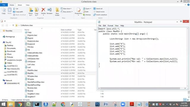 JAVA|Collections class Part 2|Mr.SIVA RAMA PRASAD KOLLU смотреть онлайн