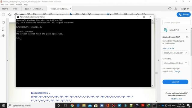 TUTORIAL membuat bot telegram bagian III (selesai) смотреть онлайн