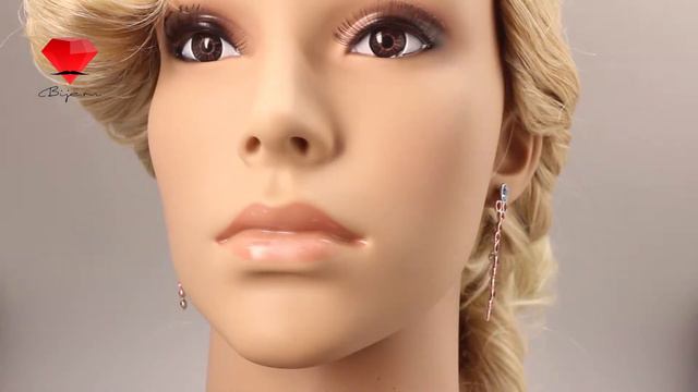 Bije.ru: Серьги с бирюзовыми и гранатовыми кристаллами Swarovski Nimiilas (Нимиилас) смотреть онлайн