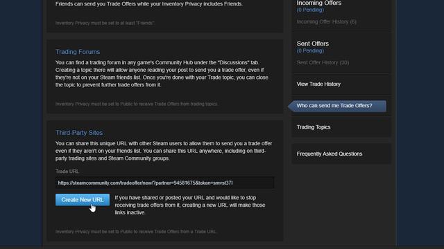 How to Find Your Steam Trade URL! Steam Trade URL for trading Sites?! смотреть онлайн