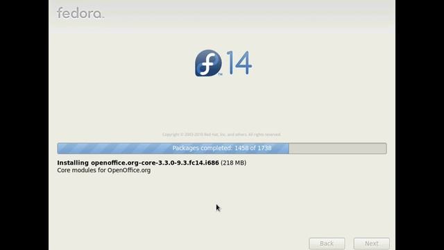 Installing Fedora Linux 14 Desktop Edition смотреть онлайн
