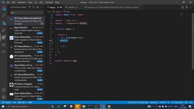 Creating a component and Props in React JS | #3 смотреть онлайн