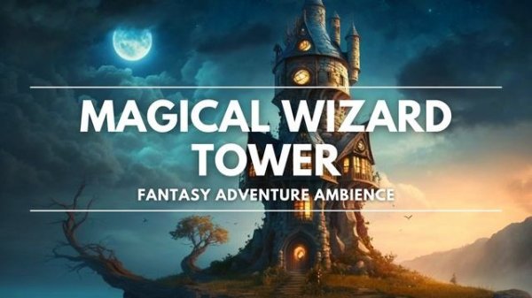 Magical Wizard Tower | Fantasy Adventure Ambience | DnD/RPG Music | 1 Hour